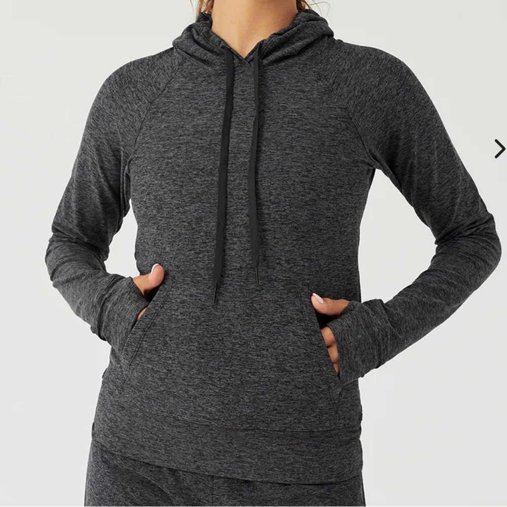 Outdoor Voices CloudKnit Hoodie - Charcoal - Size S